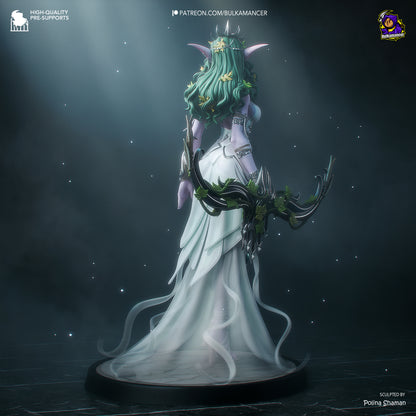 Tyrande Whisperwind Statue