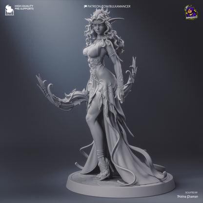 Tyrande Whisperwind Statue
