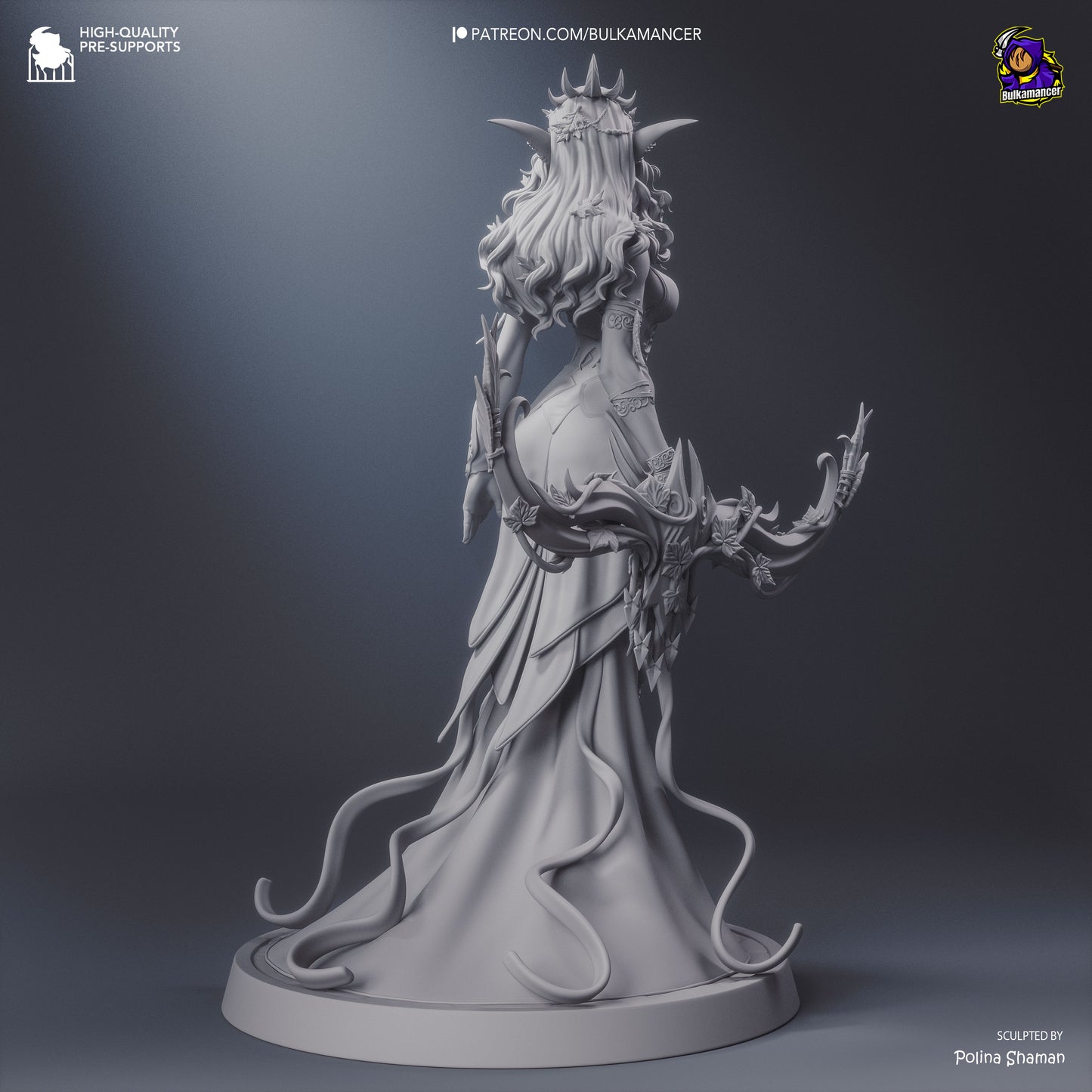Tyrande Whisperwind Statue