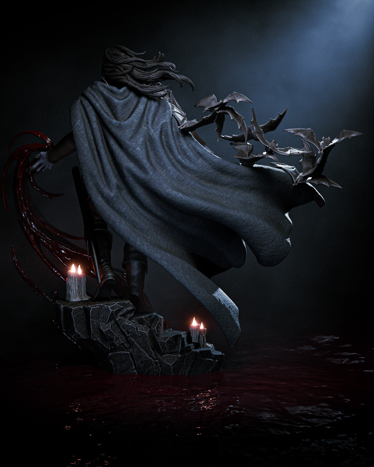 Strahd Von Zarovich Statue 3D-Printed Kit