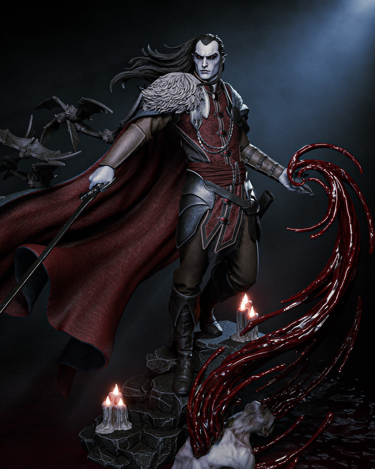 Strahd Von Zarovich Statue 3D-Printed Kit