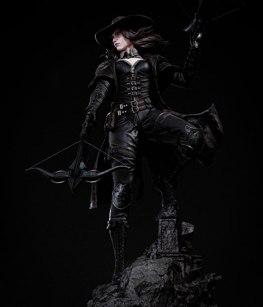Witch Hunter Statue 3D-Printed Kit