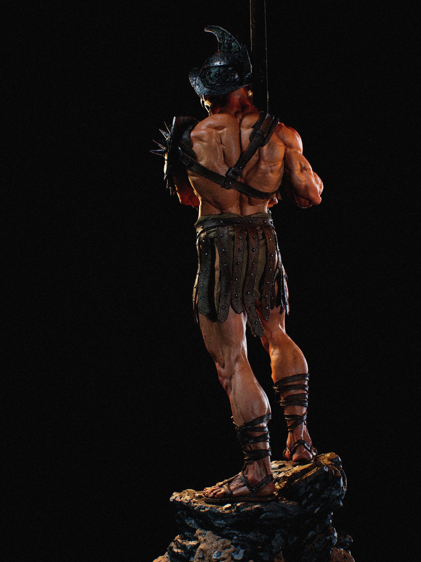 Gladiator Statue 3D-Printed Kit