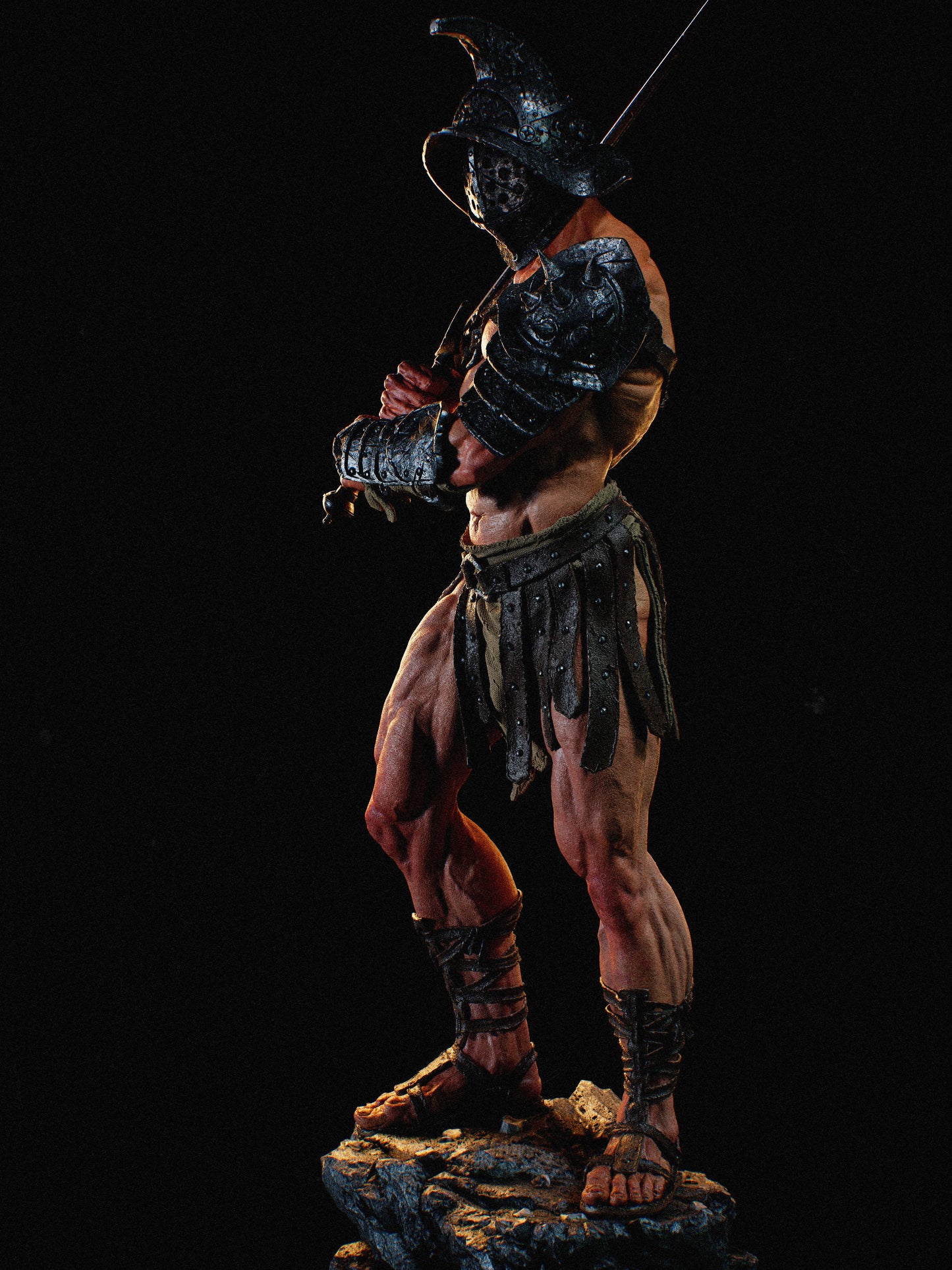 Gladiator Statue 3D-Printed Kit