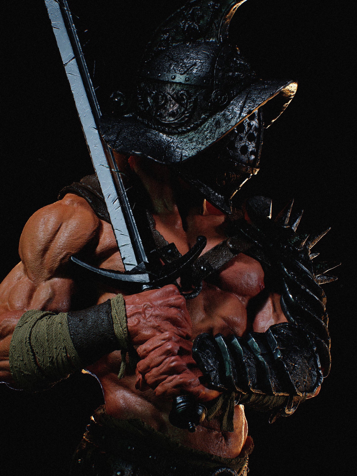 Gladiator Statue 3D-Printed Kit