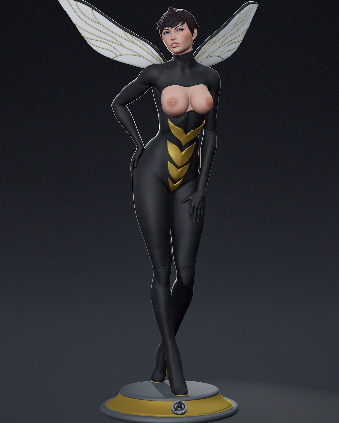 Wasp Statue 3D-Printed Kit