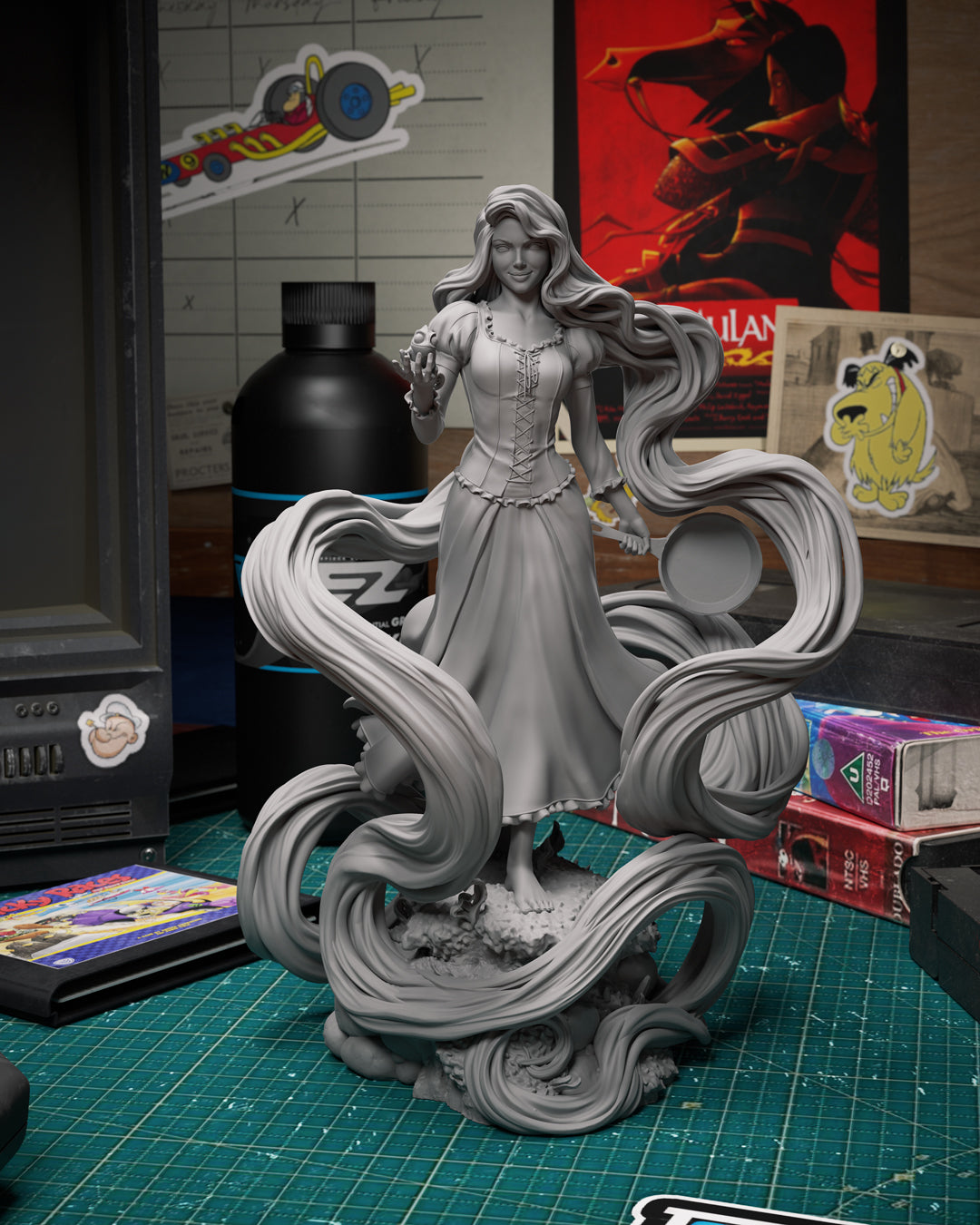 Rapunzel Statue
