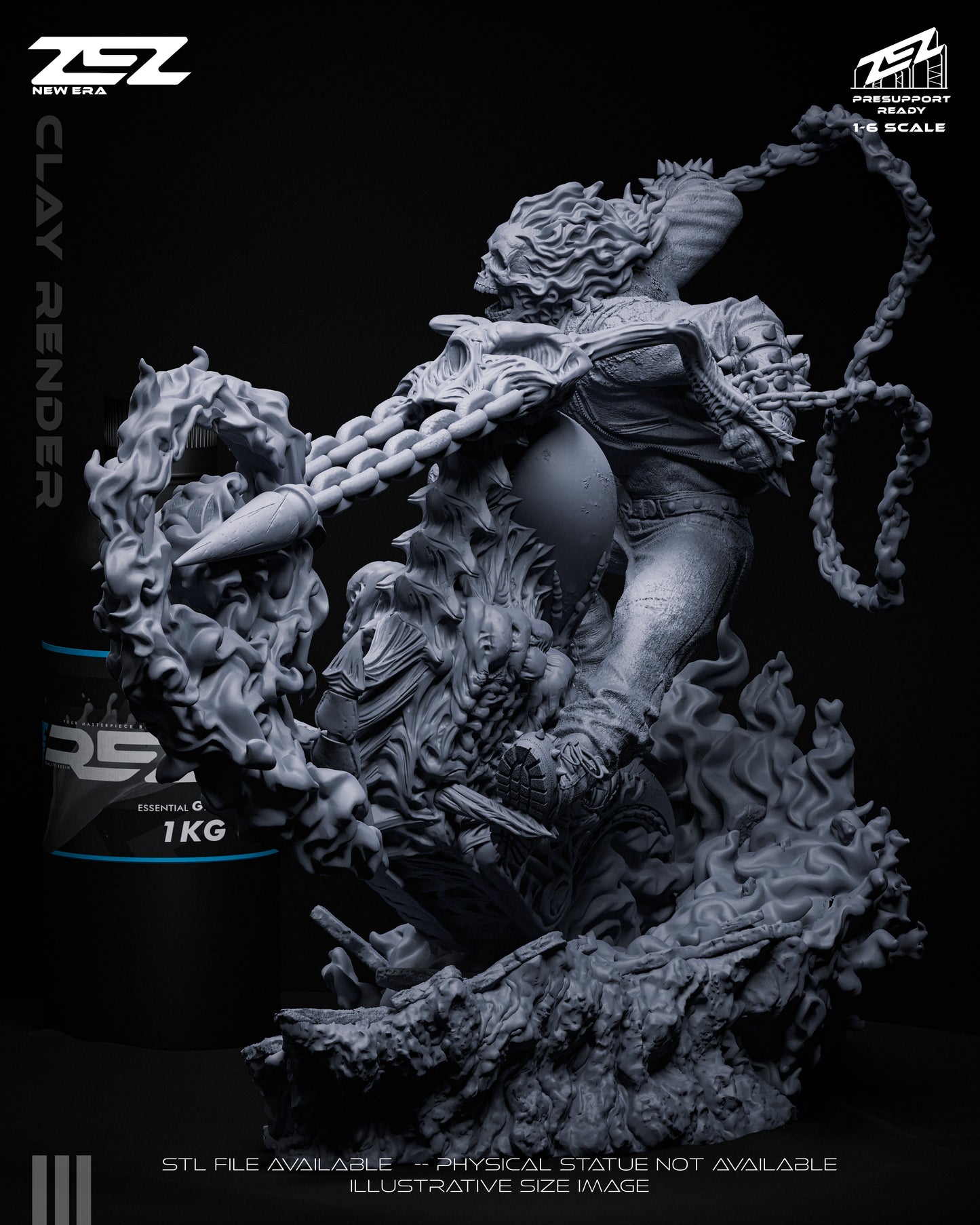 Ghost Rider Statue