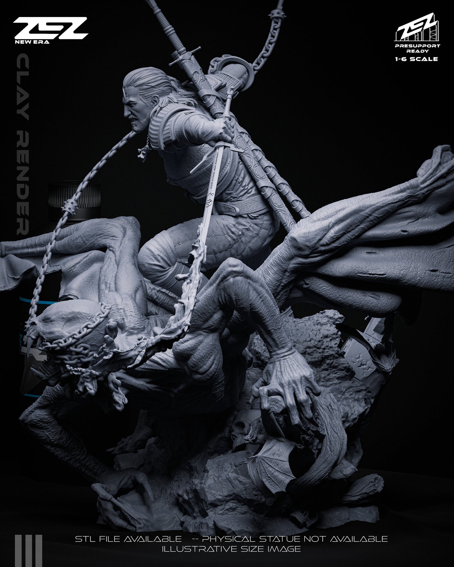 Geralt Statue