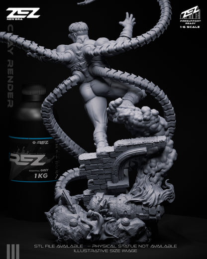 Doc Ock Statue 3D-Printed Kit