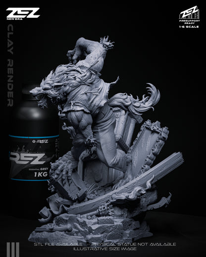 Werewolf Statue
