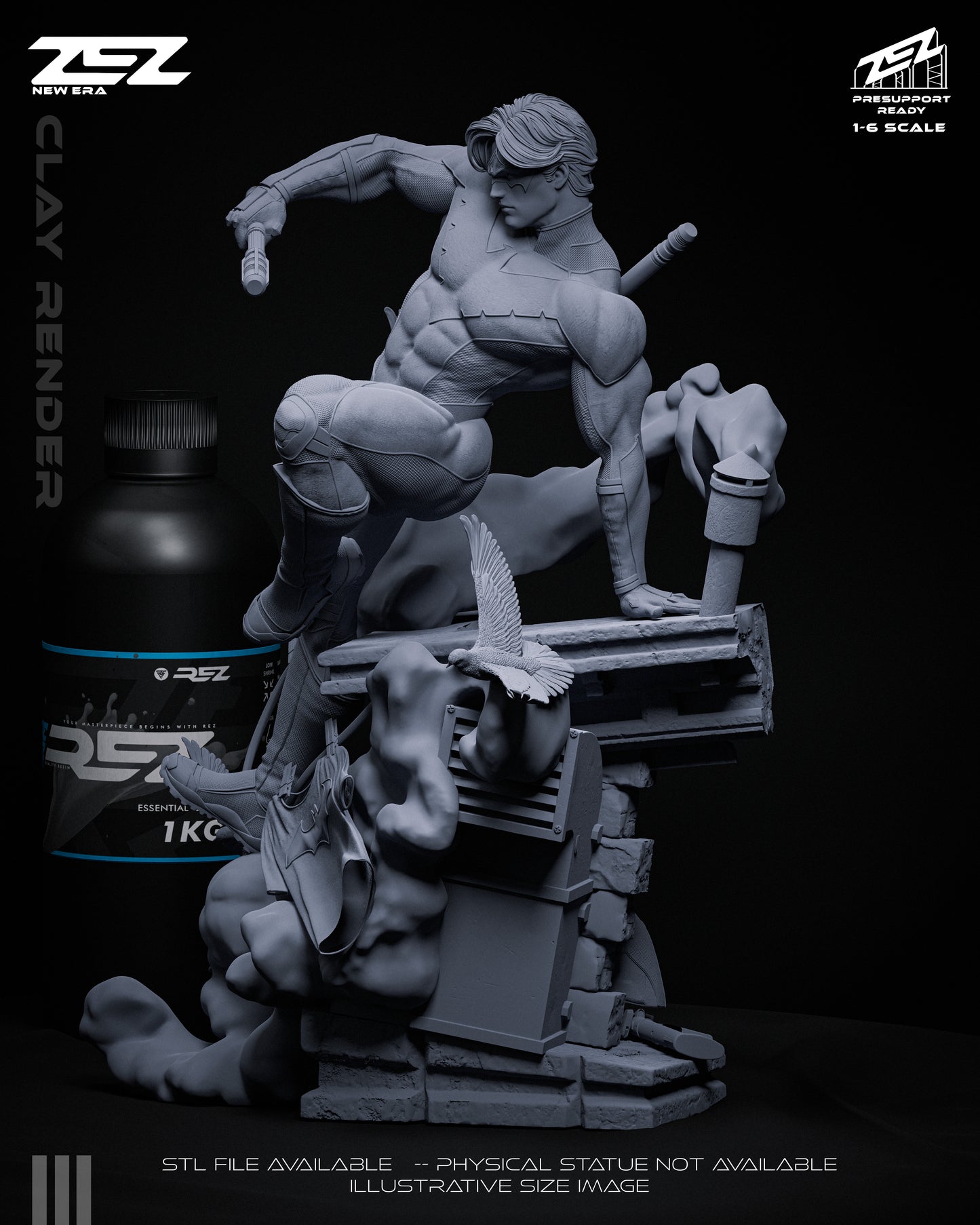 Nightwing Statue