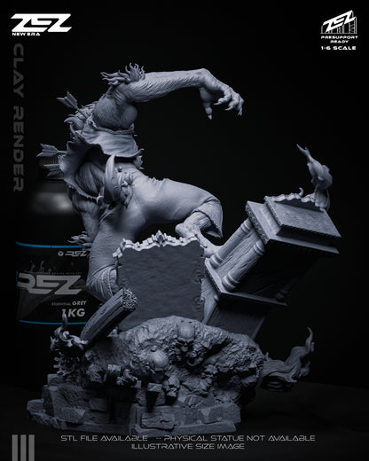 Werewolf Statue