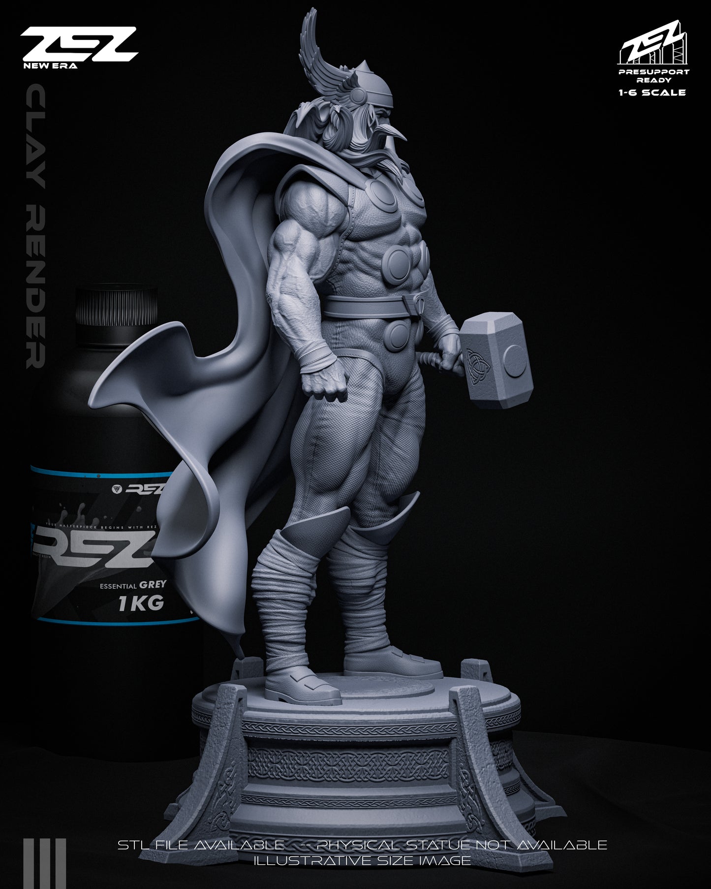 God Of Thunder (Museum Pose) Statue