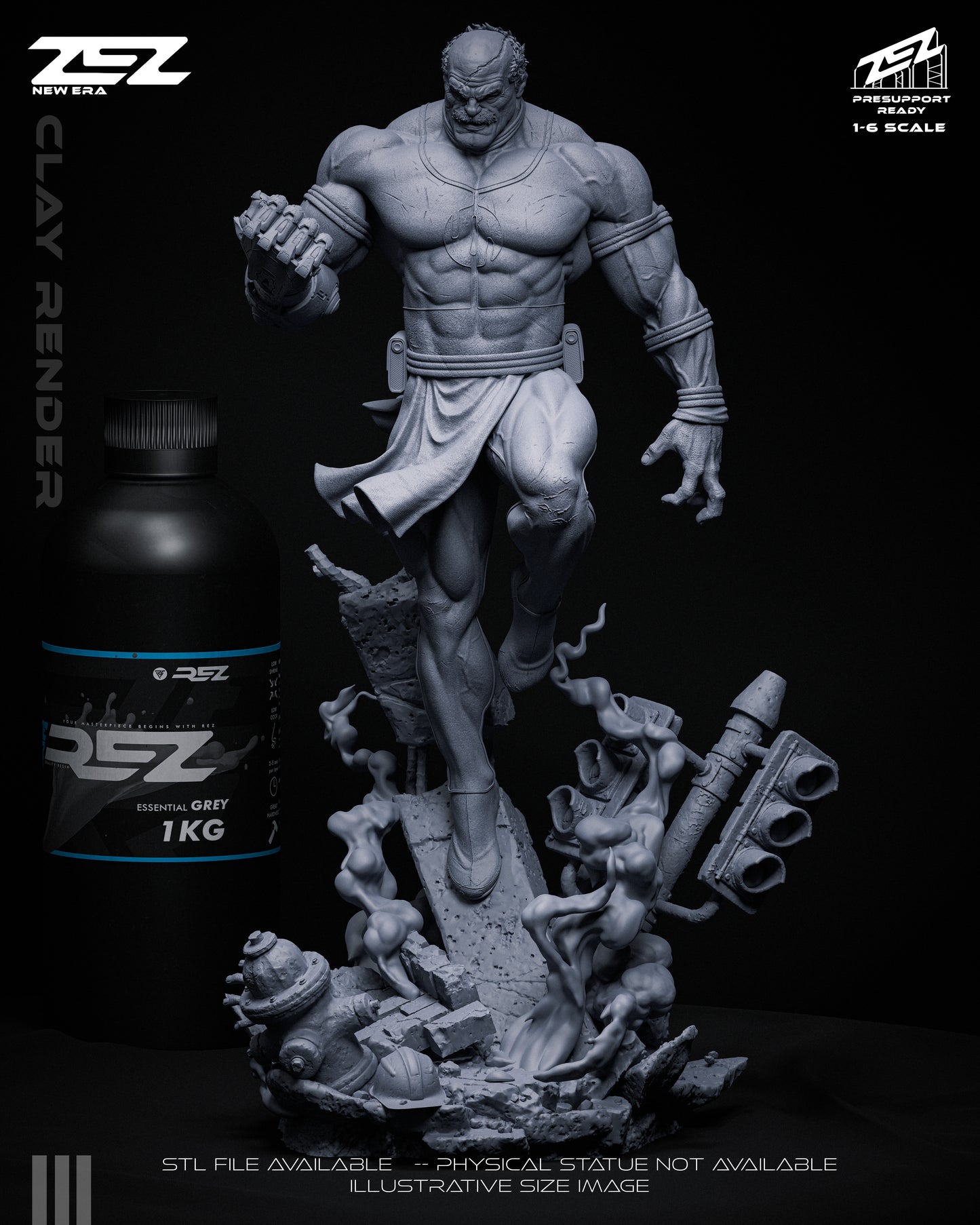 Conquest Statue 3D-Printed Kit