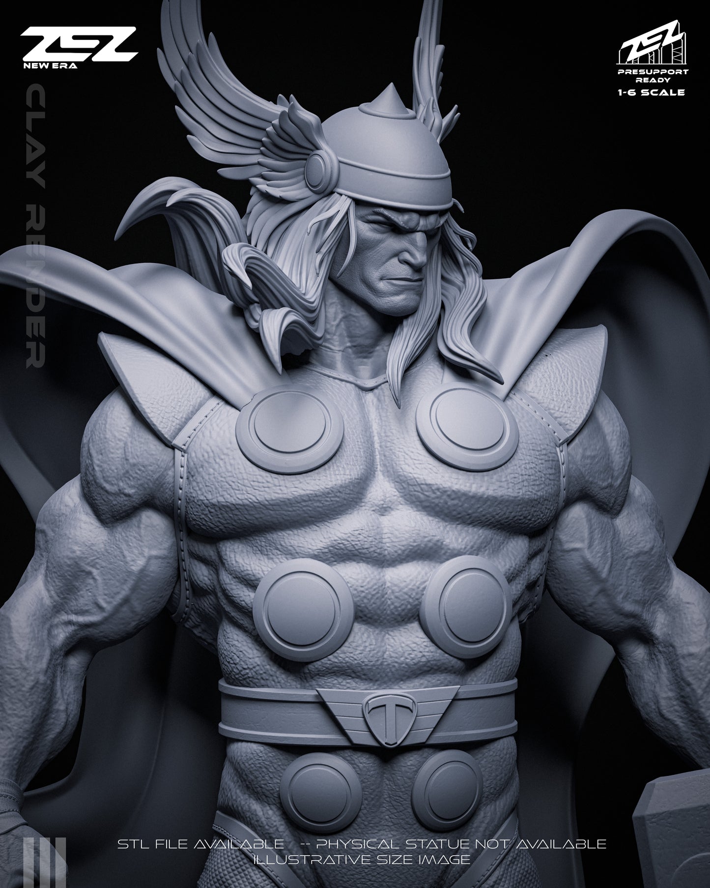 God Of Thunder (Museum Pose) Statue