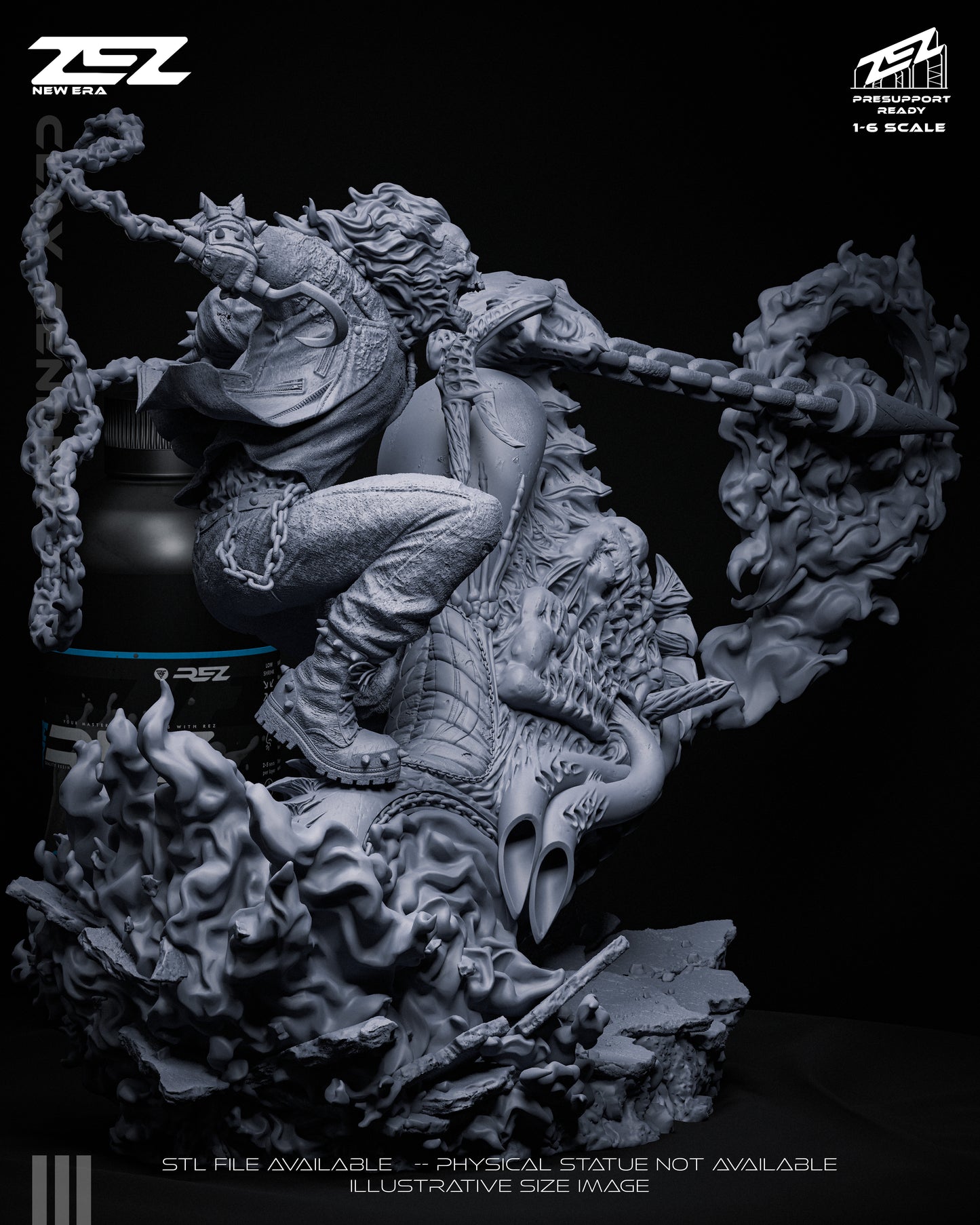 Ghost Rider Statue