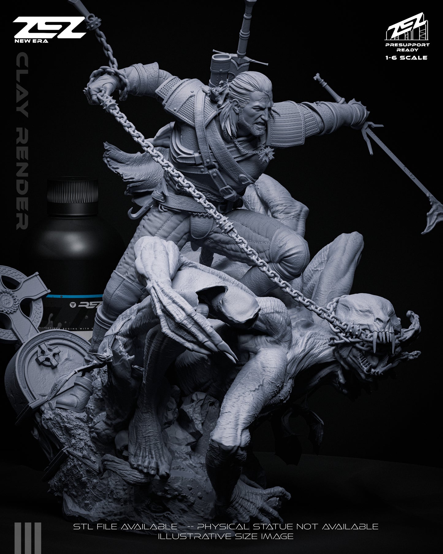 Geralt Statue