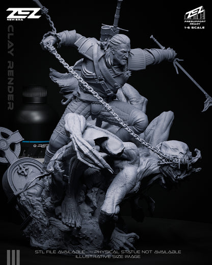 Geralt Statue