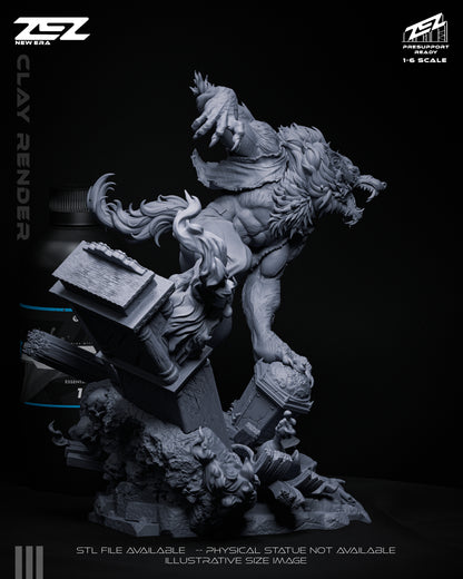 Werewolf Statue