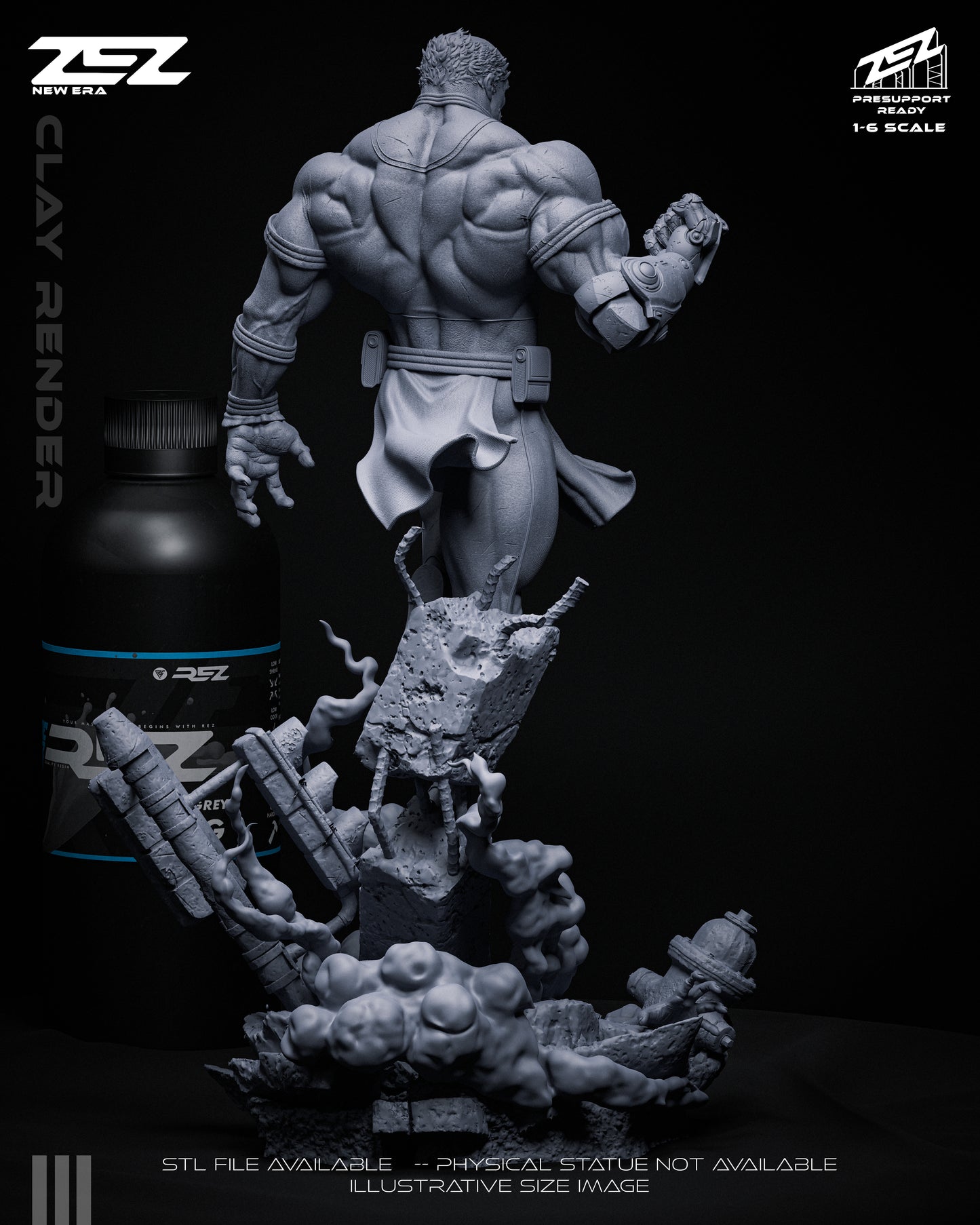 Conquest Statue 3D-Printed Kit
