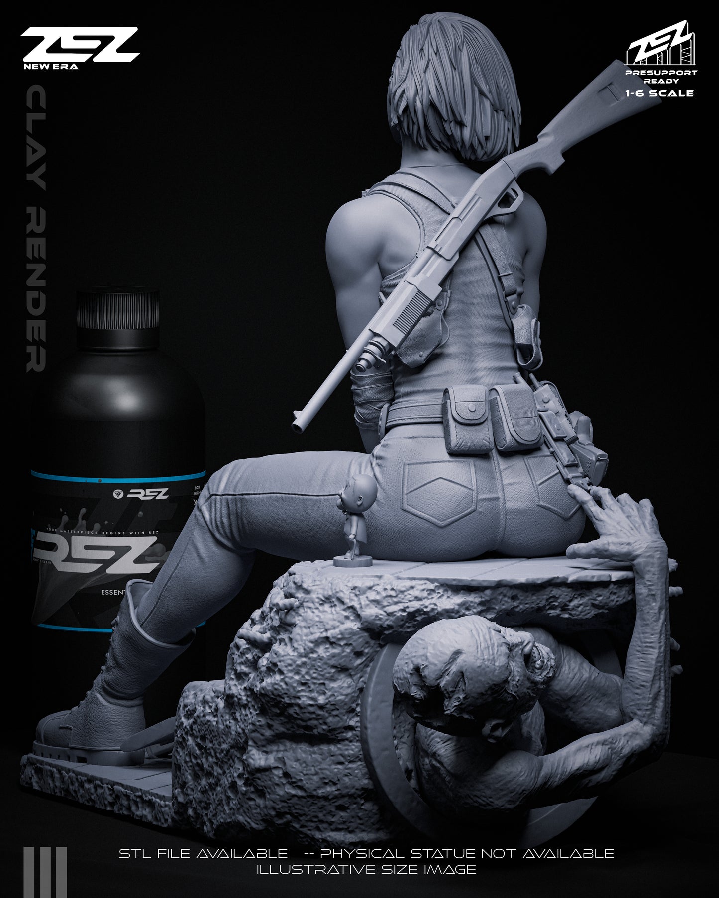 Jill Valentine Statue