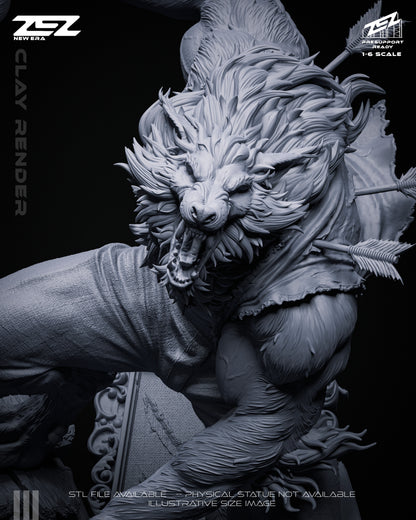 Werewolf Statue