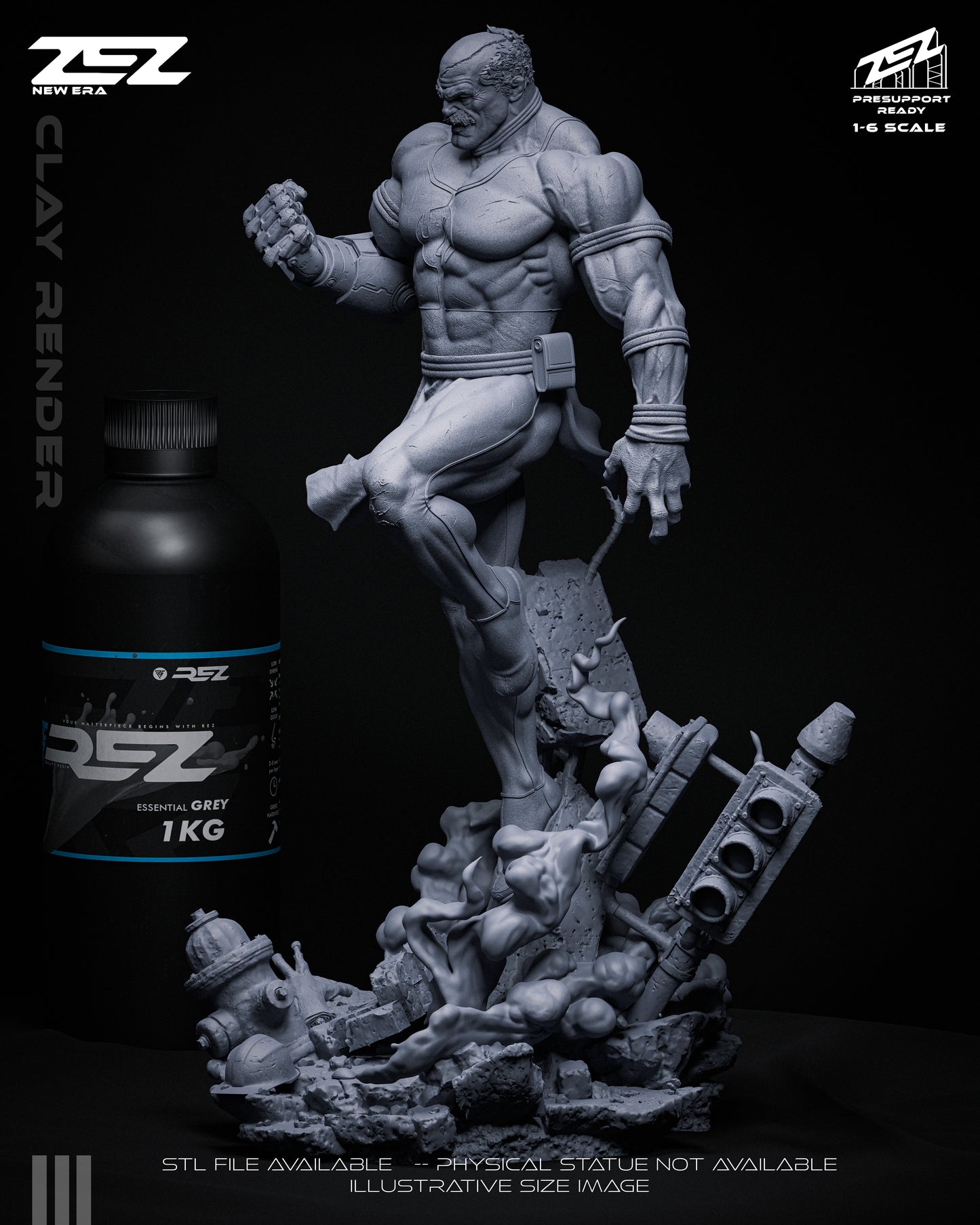 Conquest Statue 3D-Printed Kit