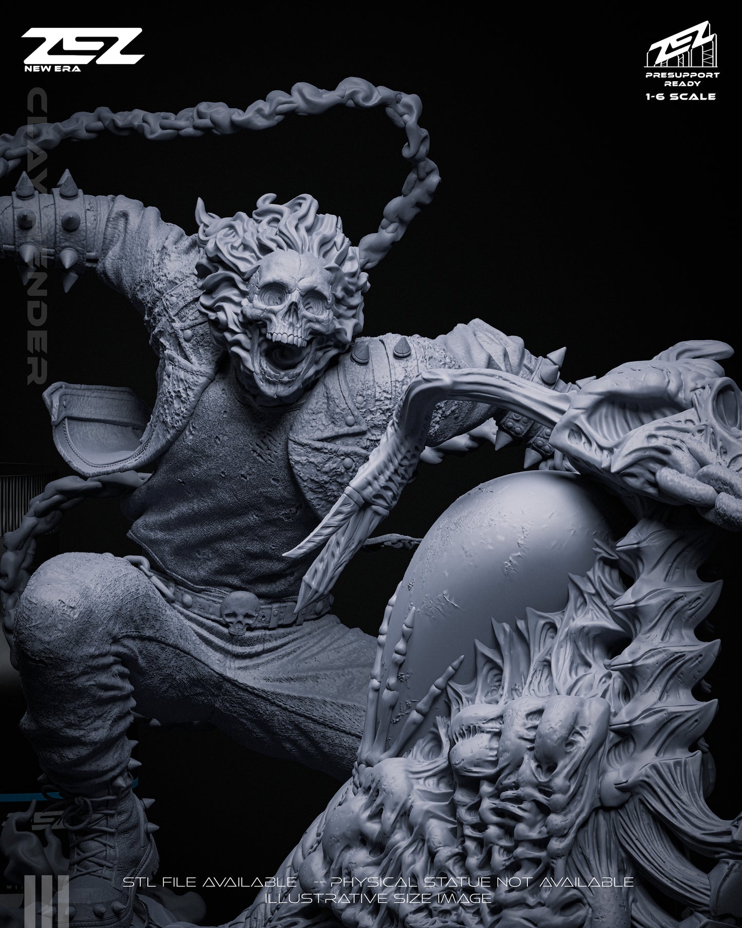 Ghost Rider Statue