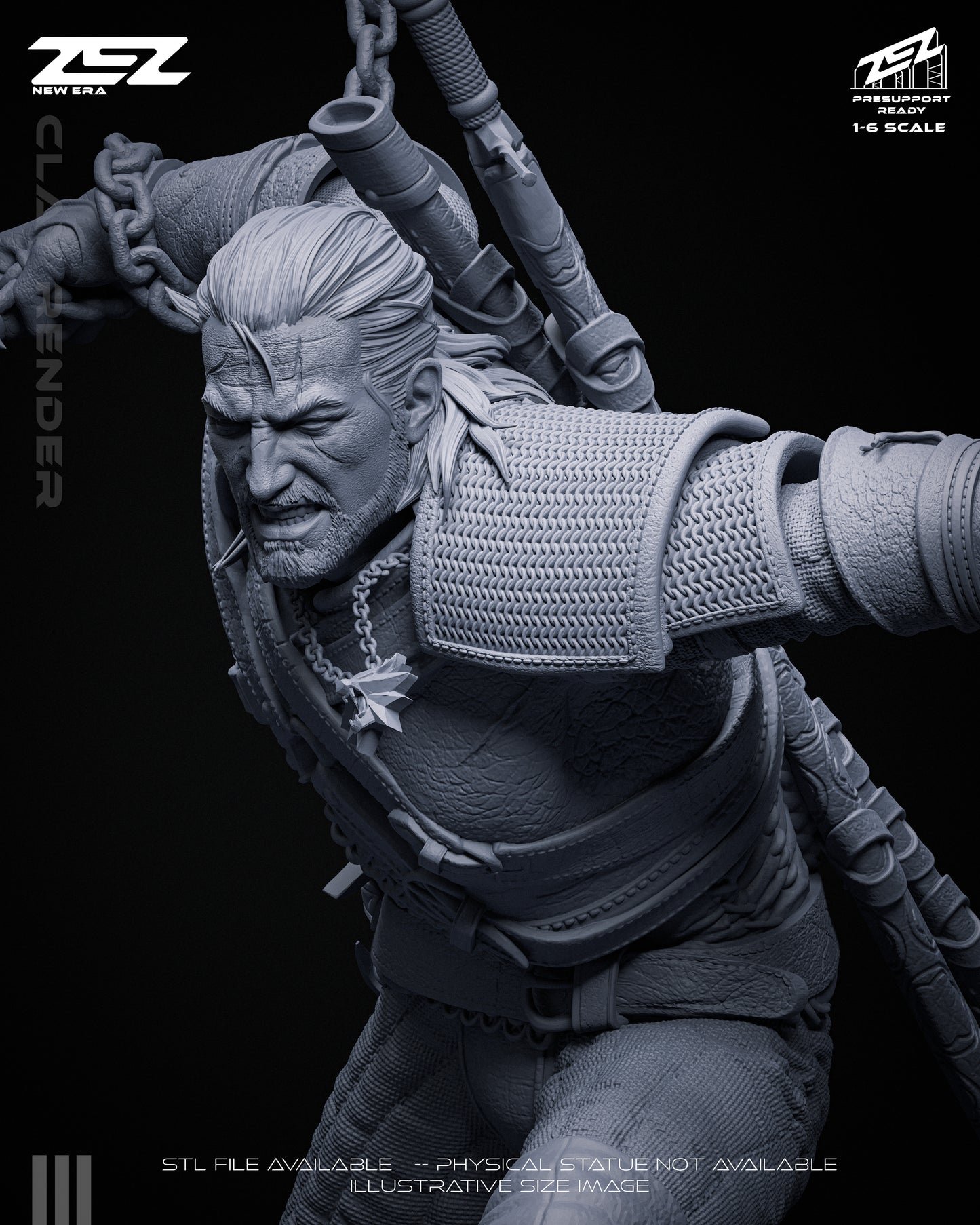 Geralt Statue