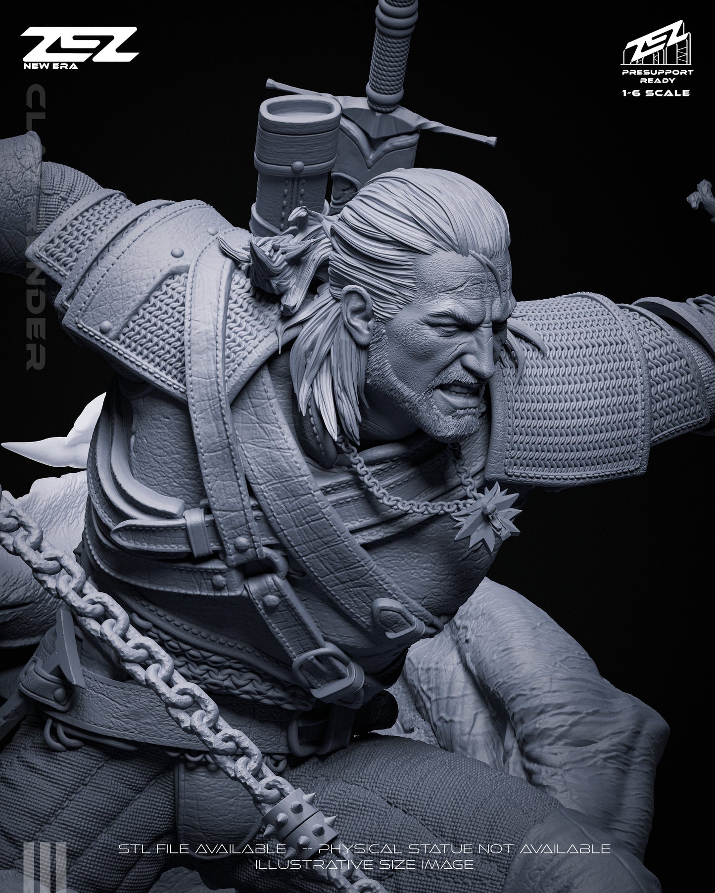 Geralt Statue