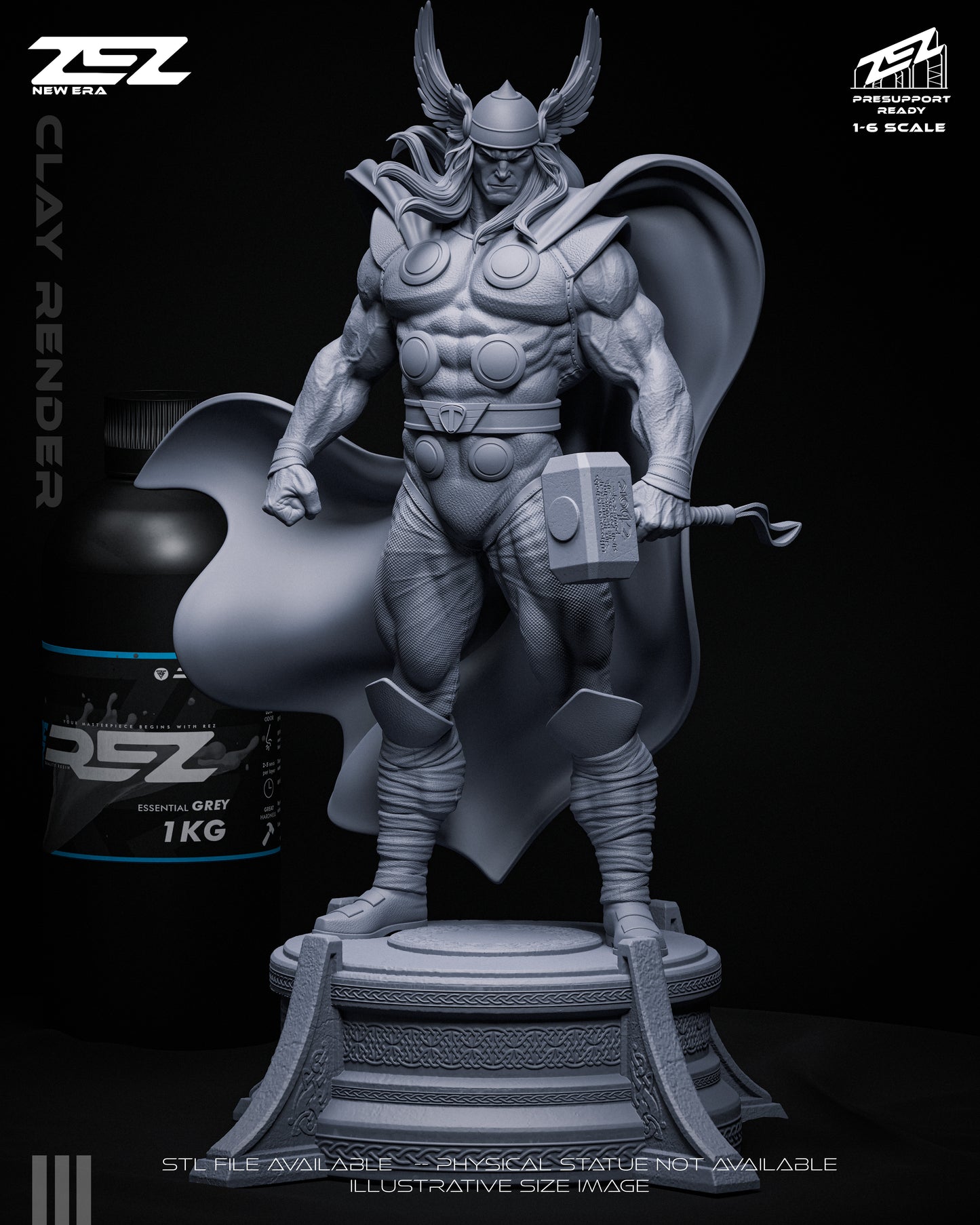 God Of Thunder (Museum Pose) Statue