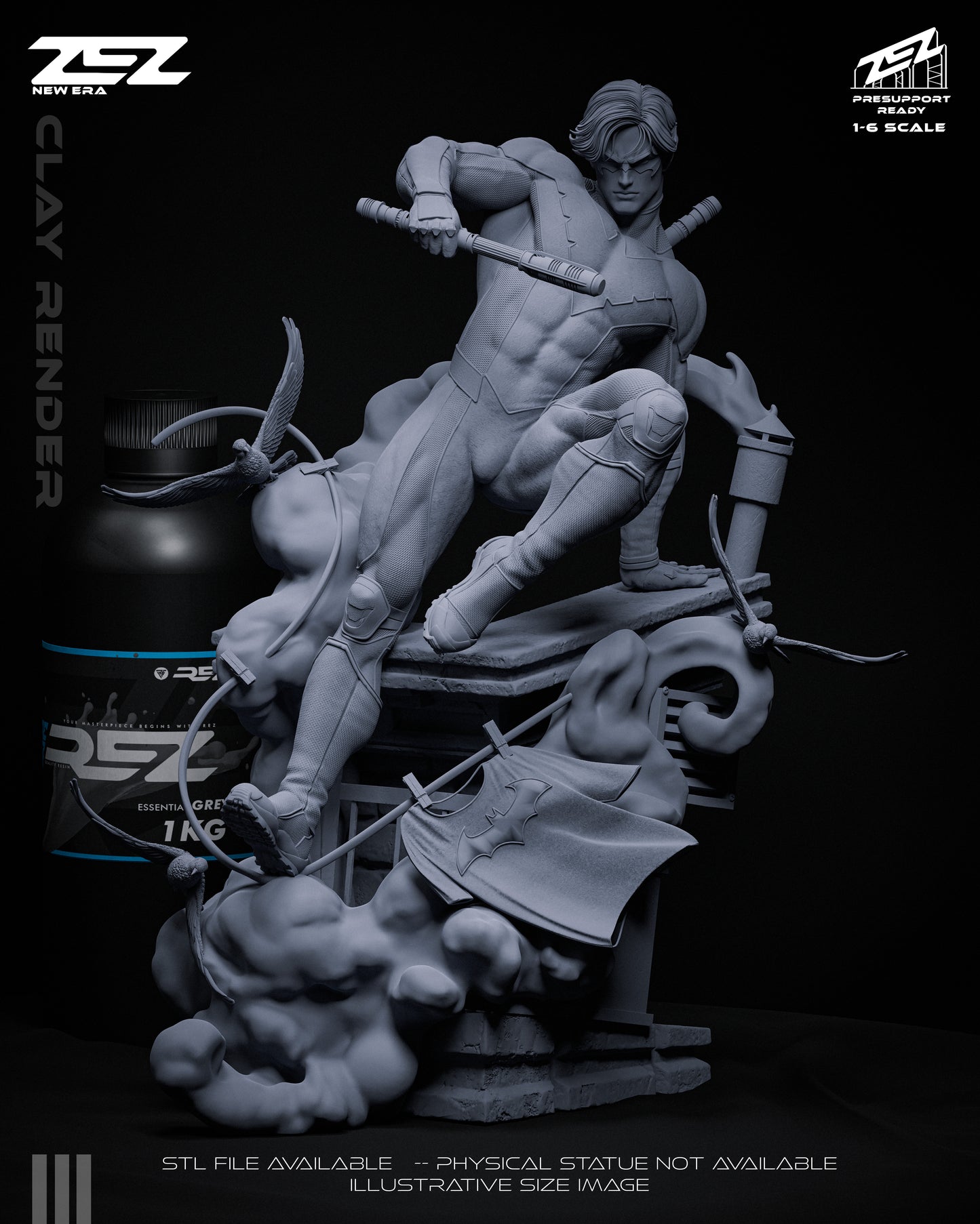 Nightwing Statue
