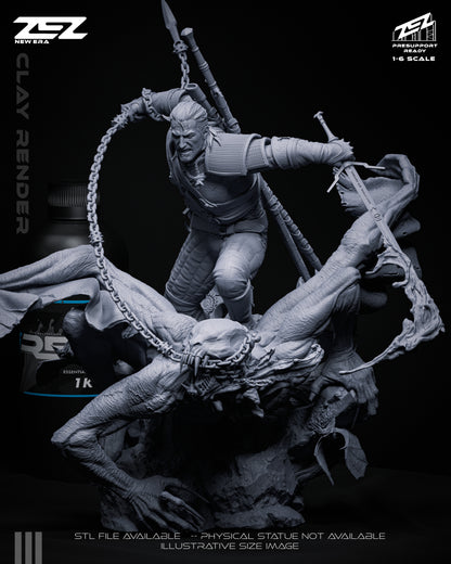 Geralt Statue