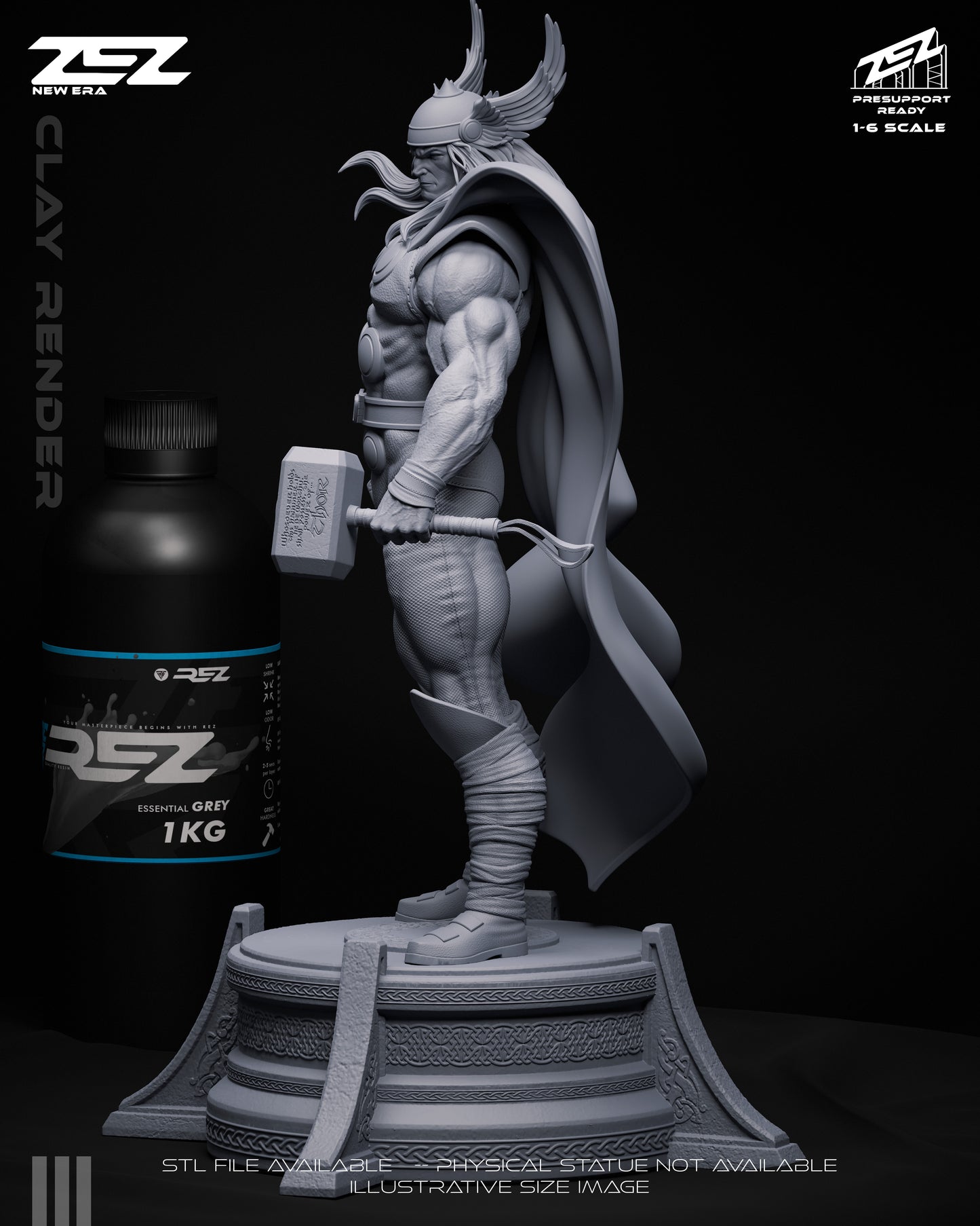 God Of Thunder (Museum Pose) Statue