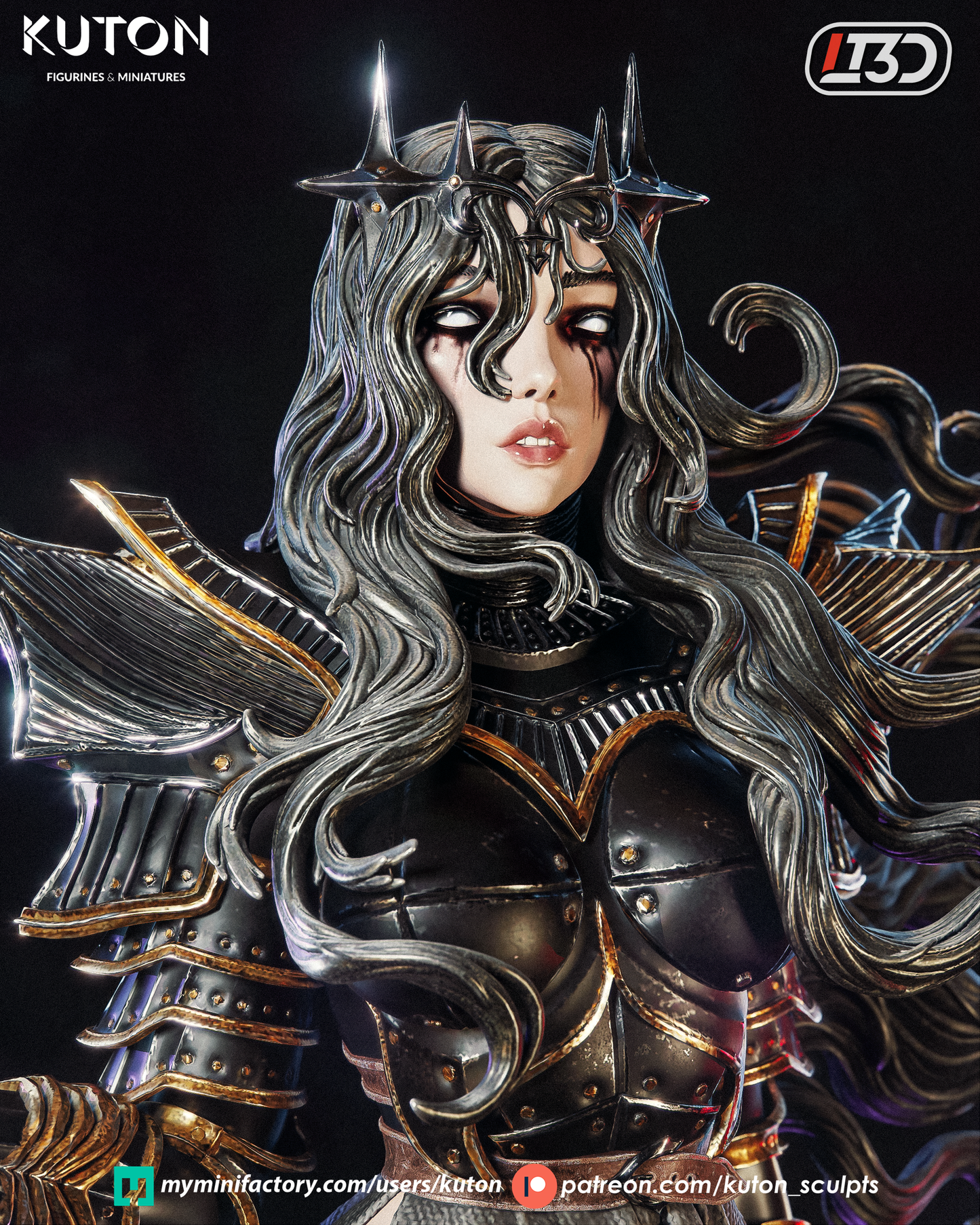 Valdreth Statue 3D-Printed Kit