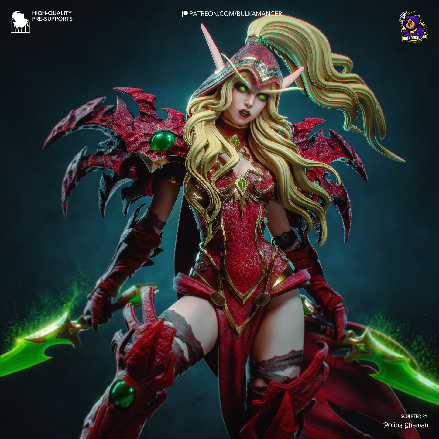 Valeera Statue 3D-Printed Kit