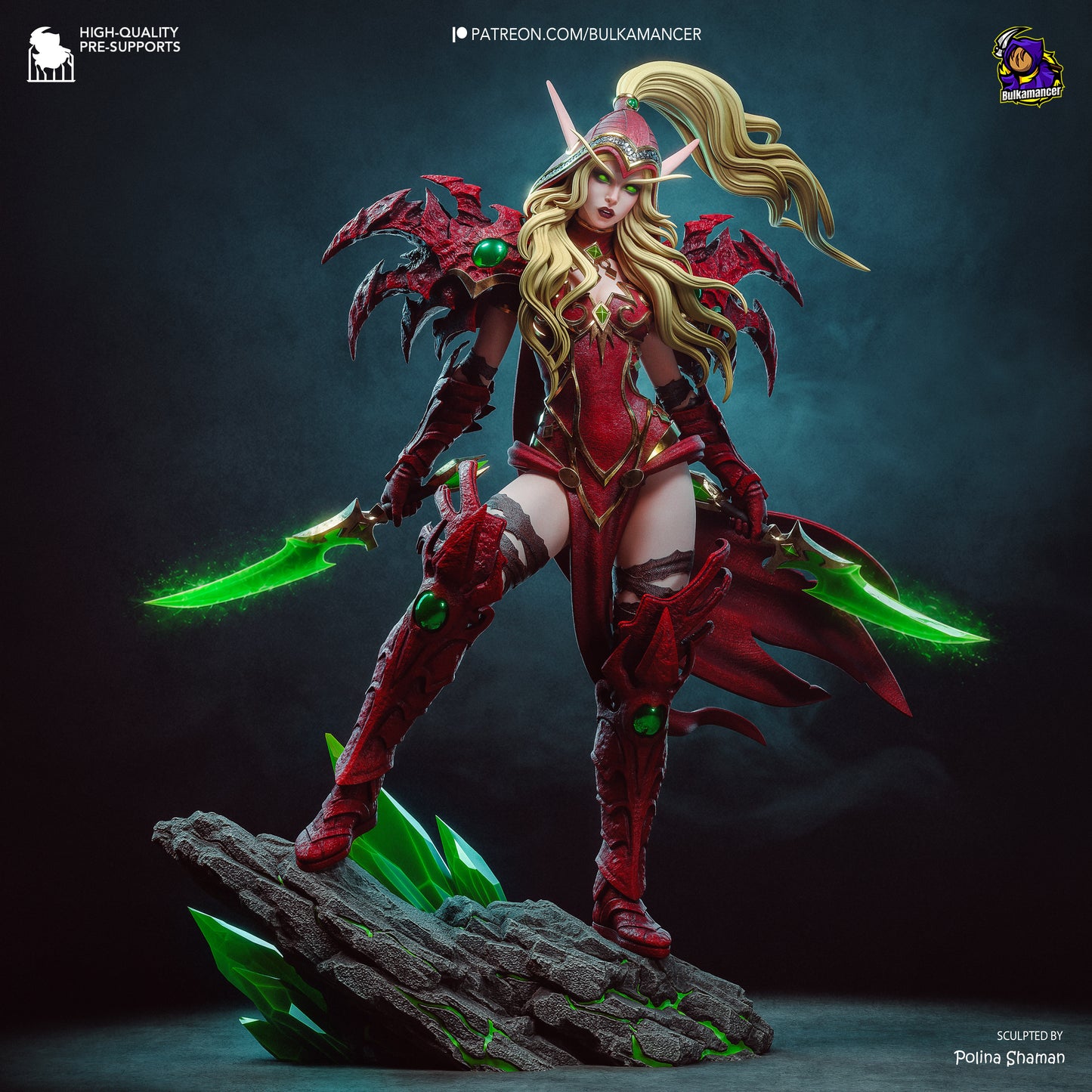 Valeera Statue 3D-Printed Kit