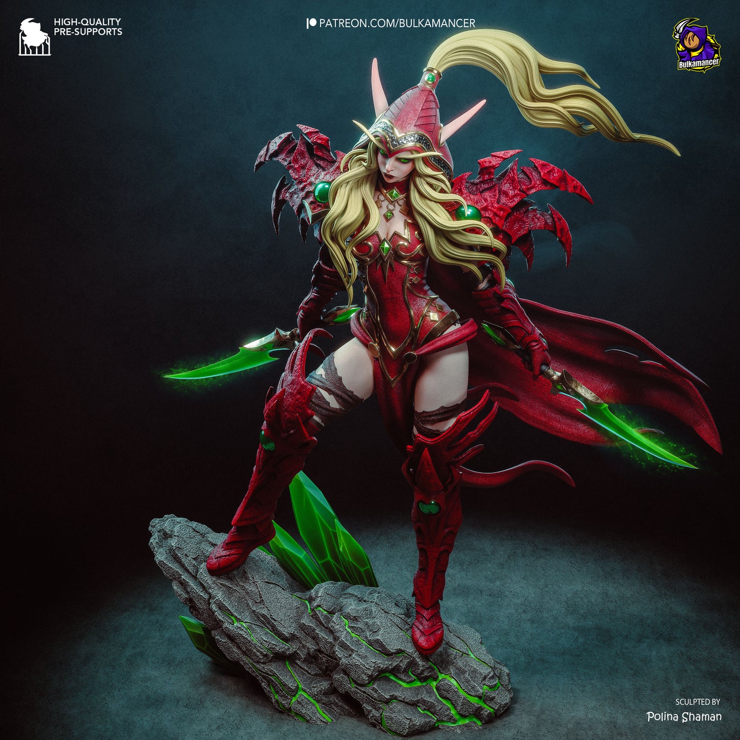 Valeera Statue 3D-Printed Kit