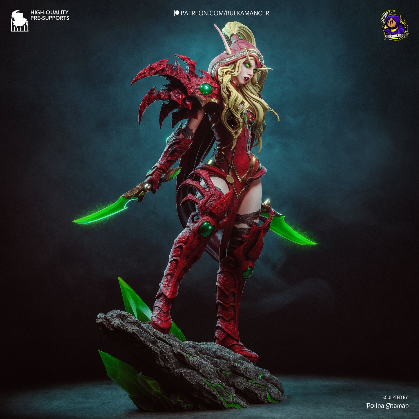 Valeera Statue 3D-Printed Kit