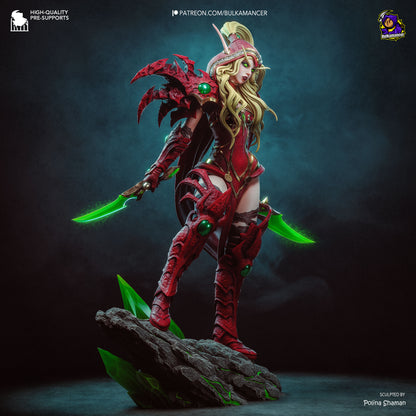 Valeera Statue 3D-Printed Kit
