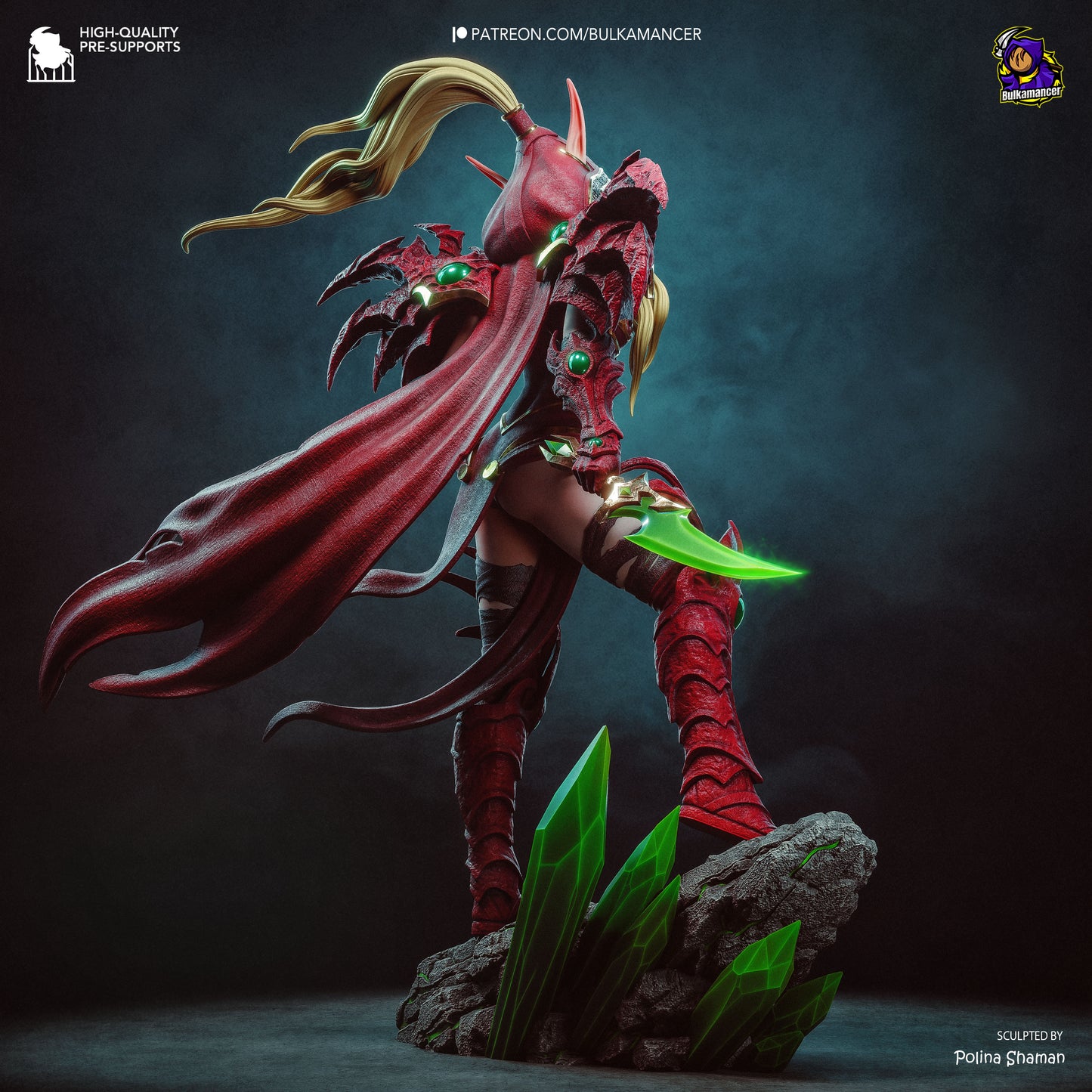Valeera Statue 3D-Printed Kit