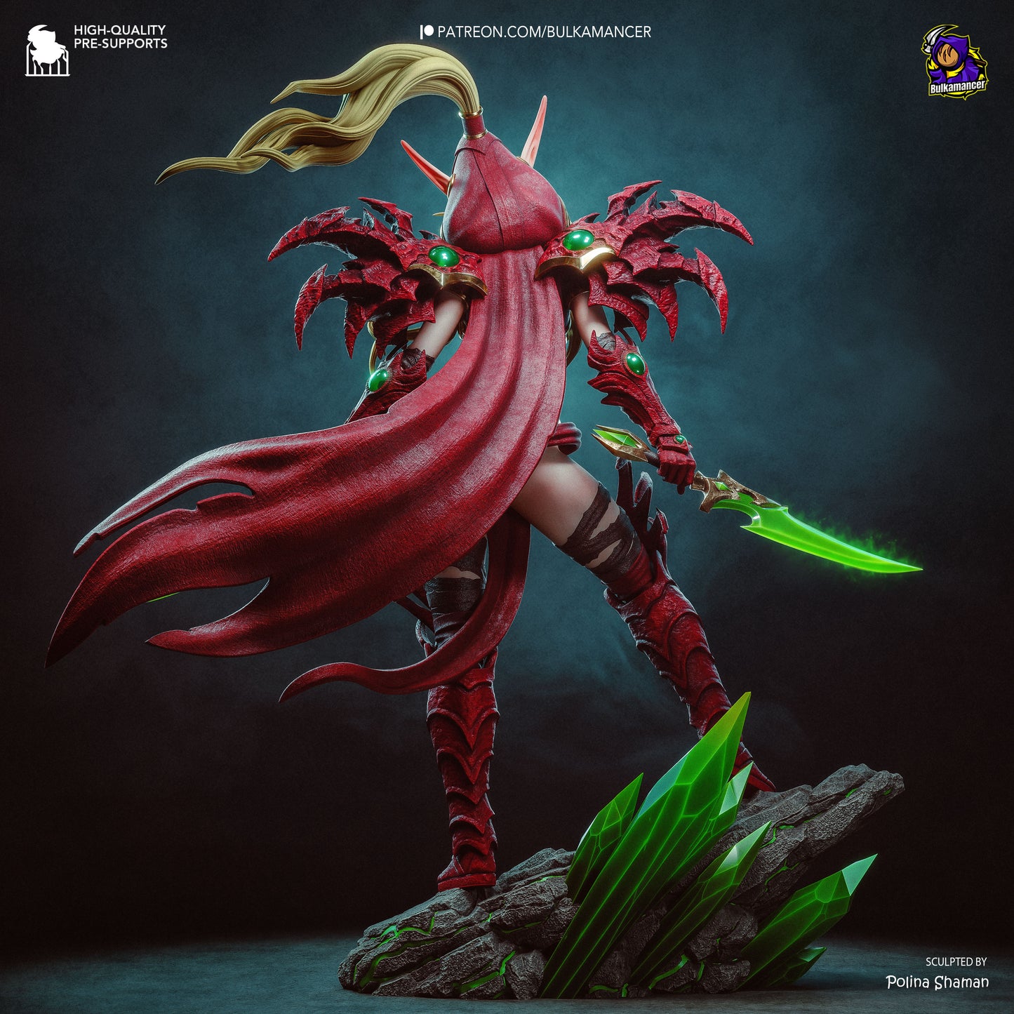 Valeera Statue 3D-Printed Kit