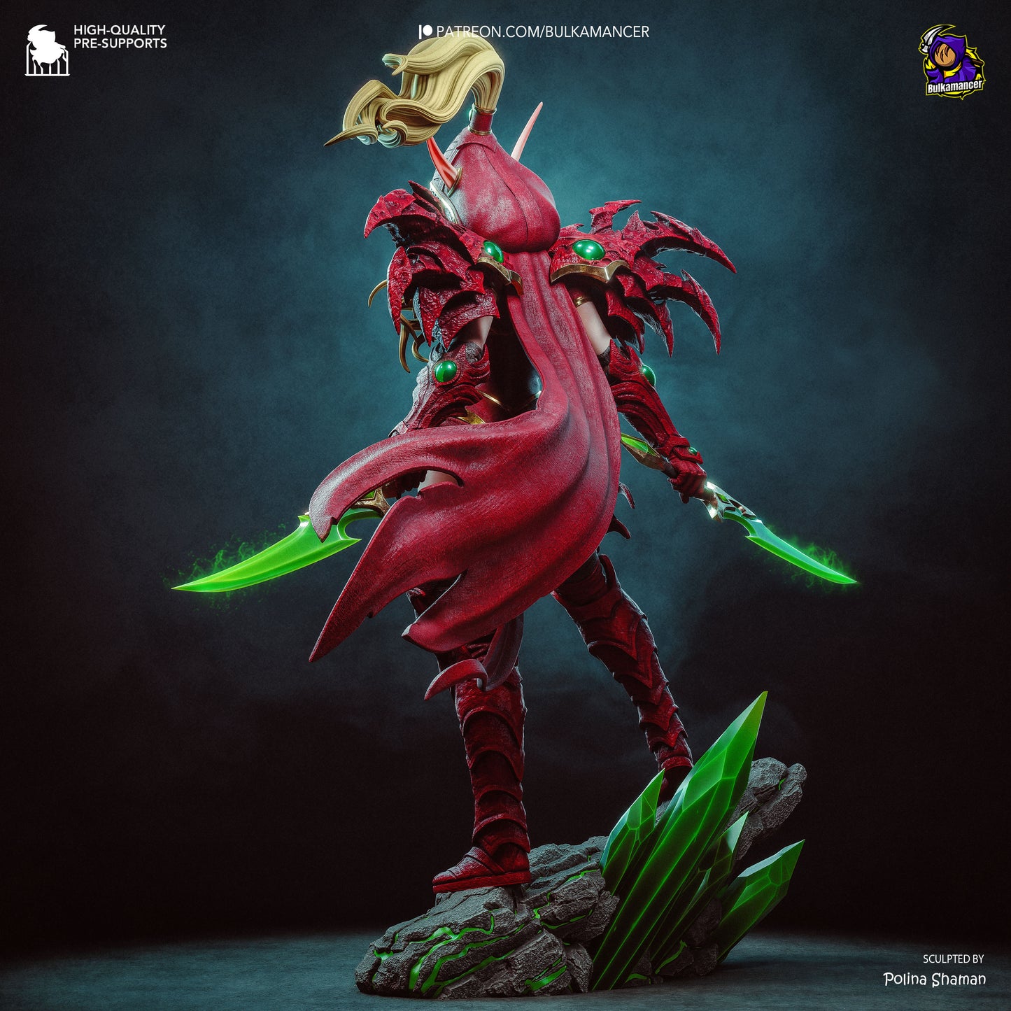 Valeera Statue 3D-Printed Kit
