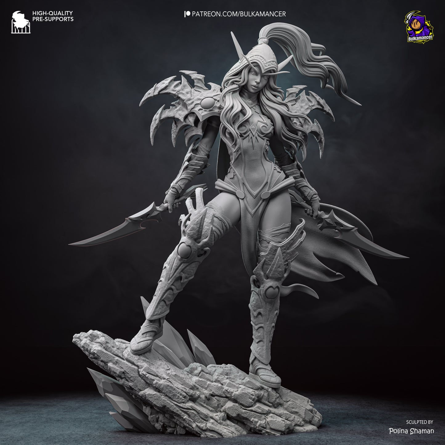 Valeera Statue 3D-Printed Kit
