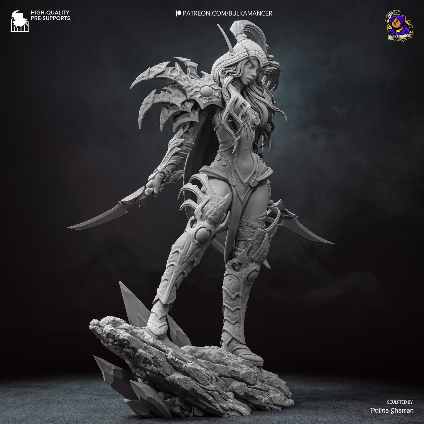 Valeera Statue 3D-Printed Kit