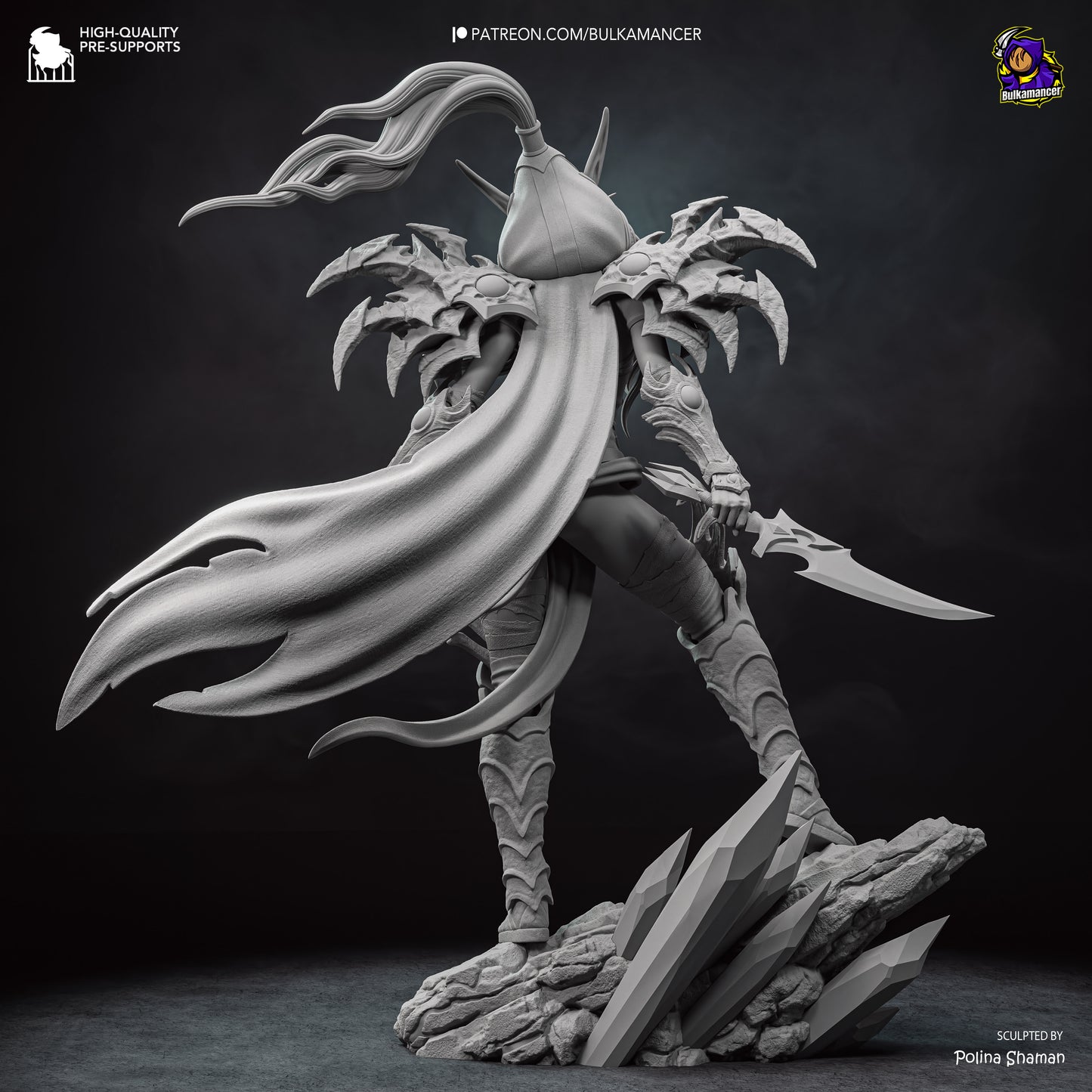 Valeera Statue 3D-Printed Kit