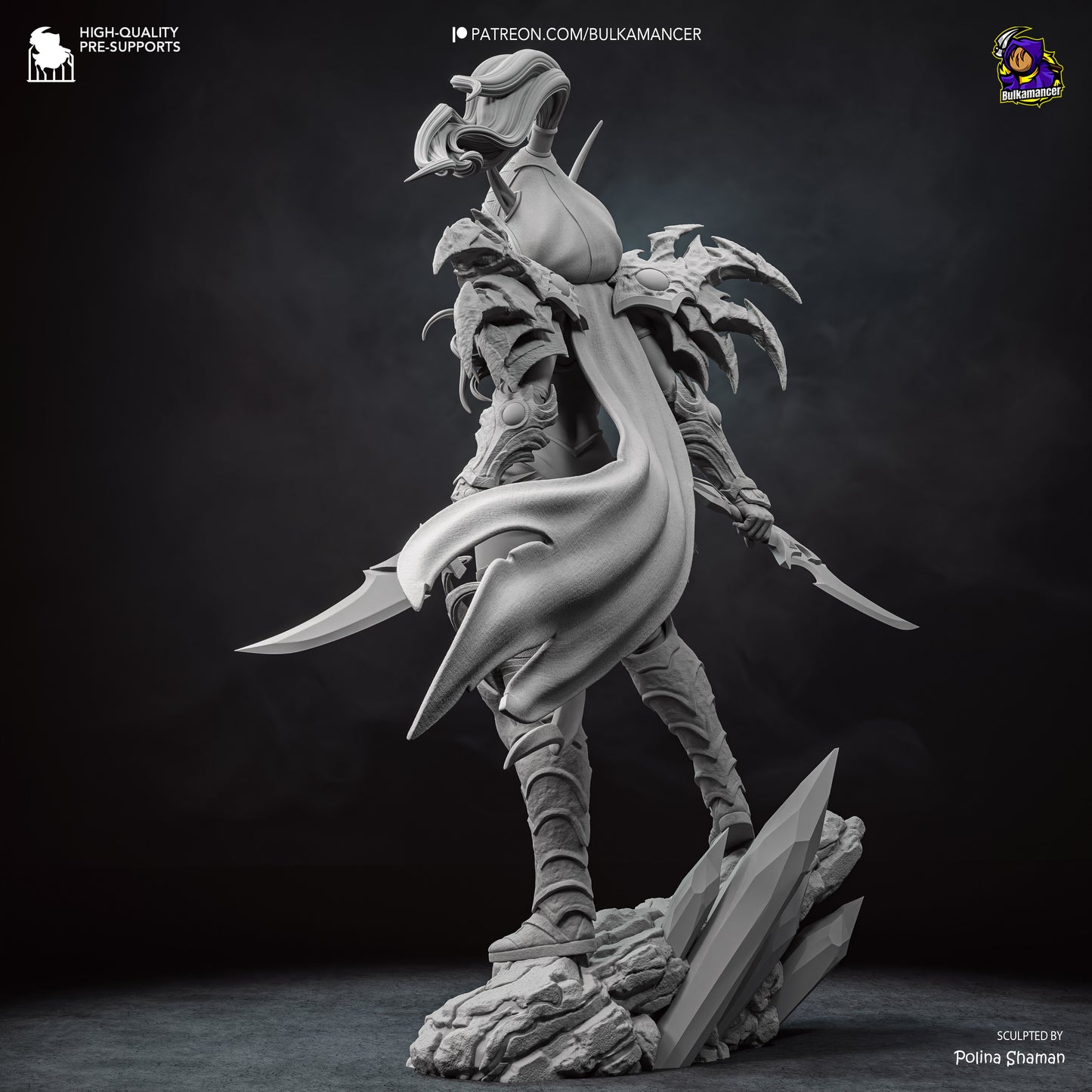 Valeera Statue 3D-Printed Kit