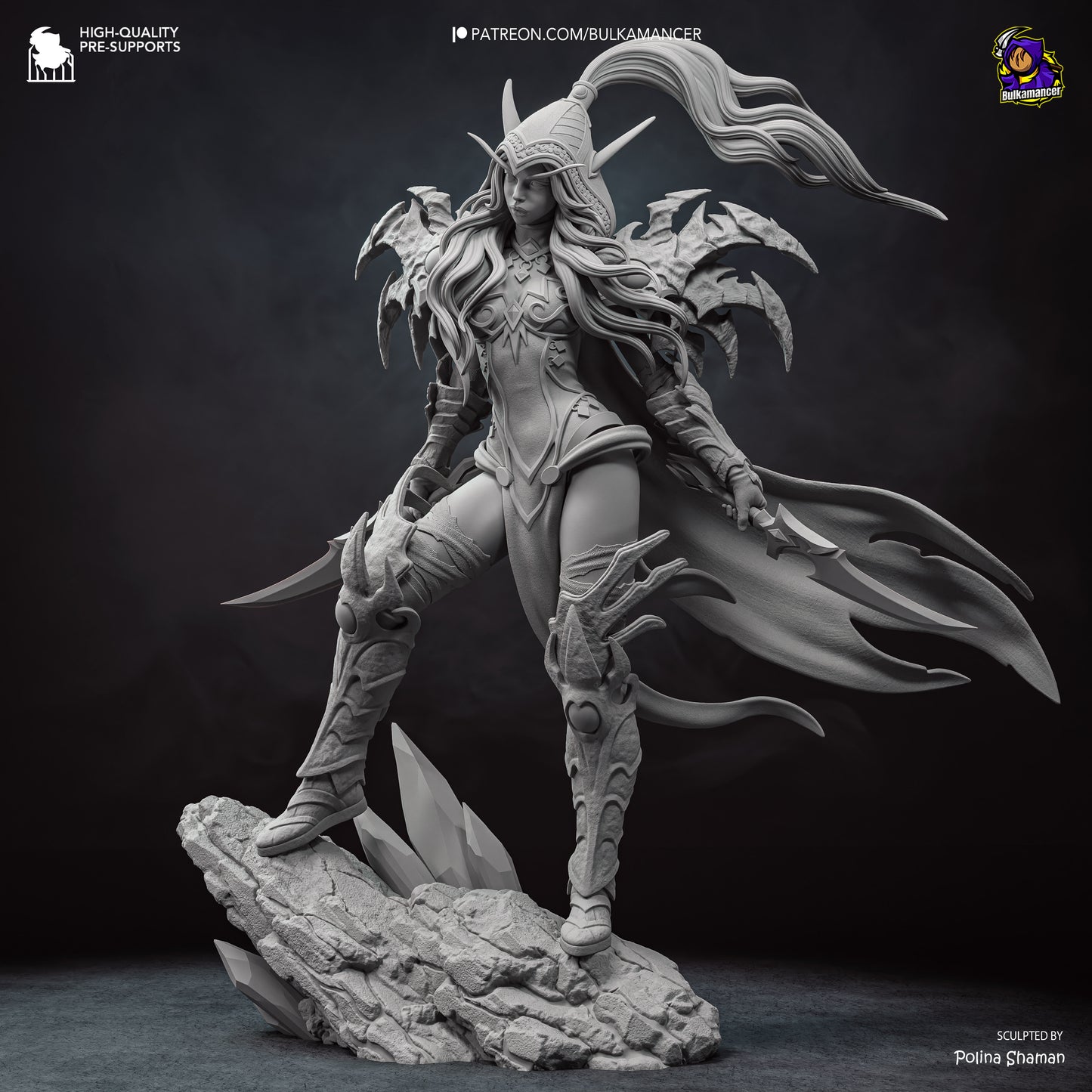 Valeera Statue 3D-Printed Kit