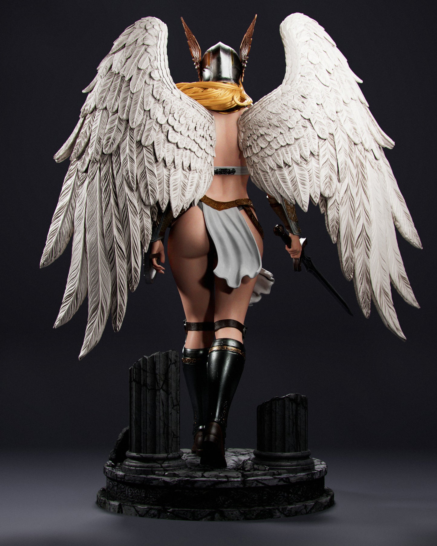Brynhildr Valkerie Statue 3D-Printed Kit